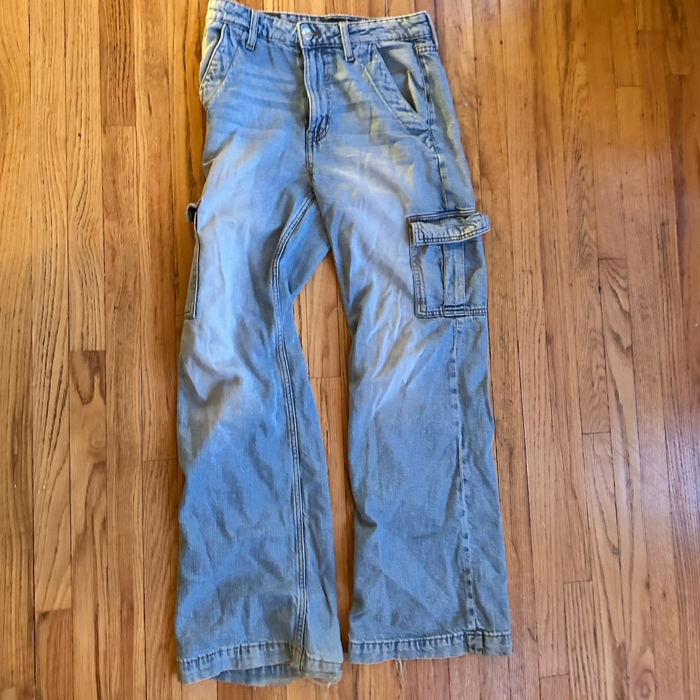 Aeropostale faded cargo jeans W6